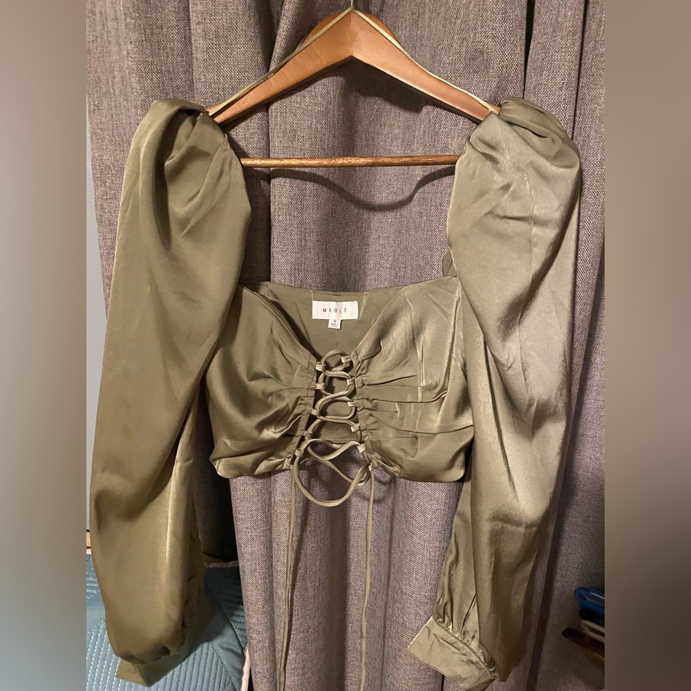 Lane 201 Boutique Lace Down Blouse